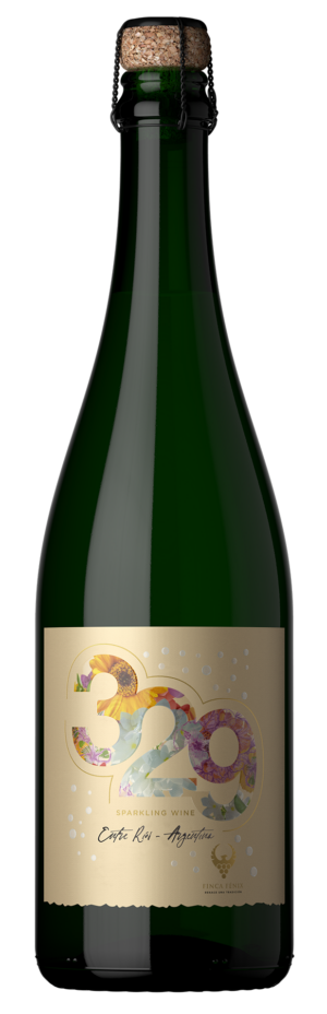 Espumante 329 Brut 2025 - método champenoise - botella 750 ml