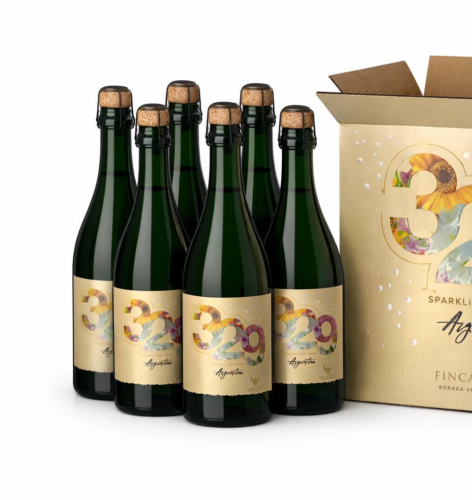 Espumante 329 Brut elaborado por método tradicional - CAJA x 6 botellas