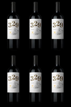 Vino 329 Merlot CAJA x 6 botellas añada 2024