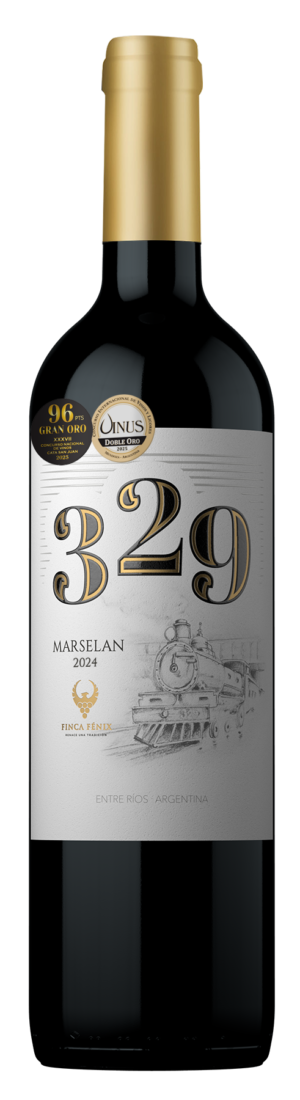 Vino 329 Marselan 2024 - DOBLE ORO y GRAN ORO