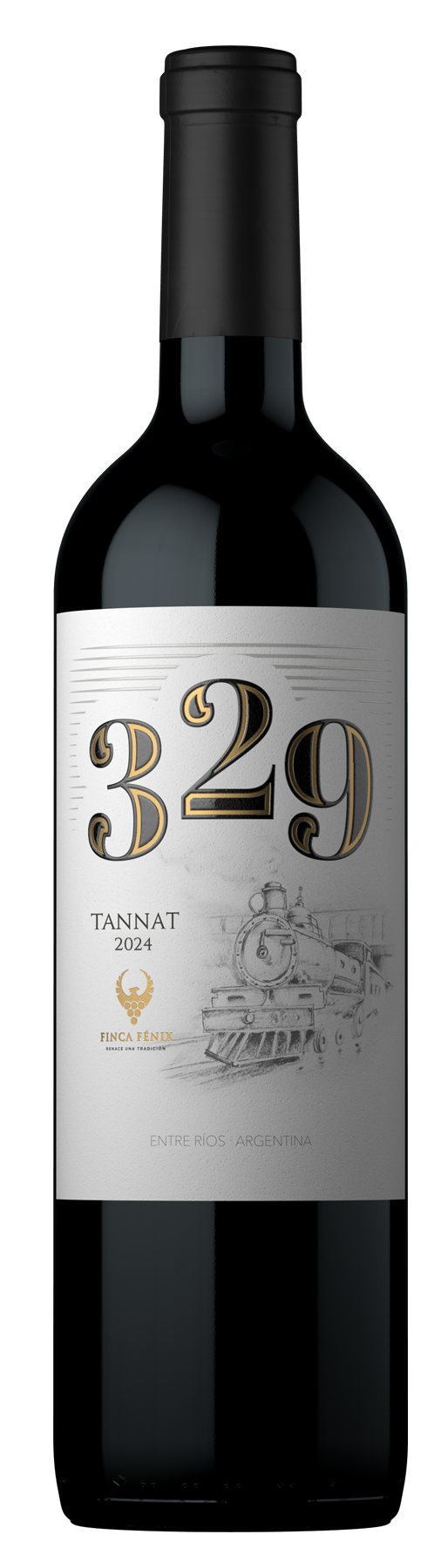 Vino 329 Tannat 2024 - botella 750 ml