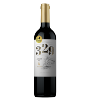 Vino 329 Merlot 2024 - botella 750 ml